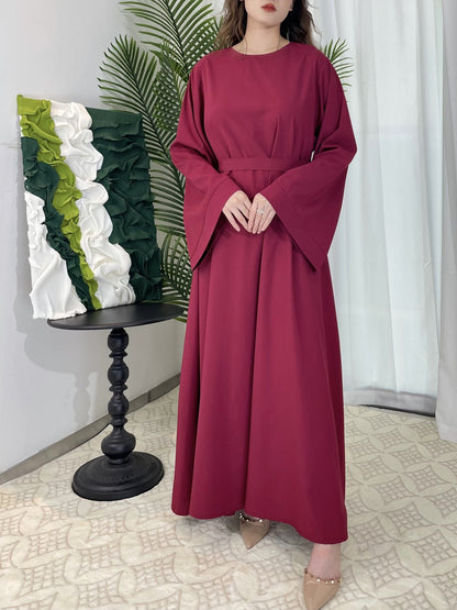 Womens Casual Belted Dress