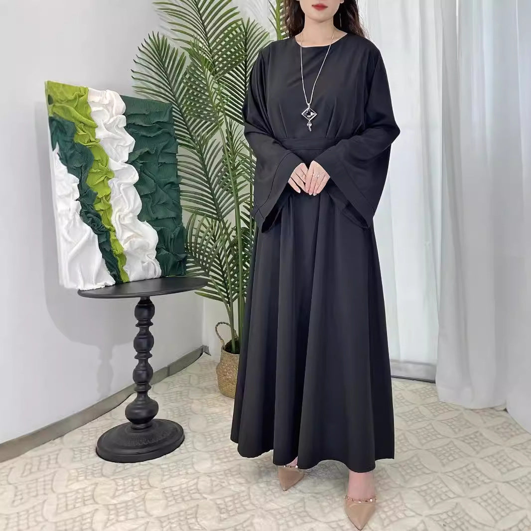 Womens Casual Belted Dress