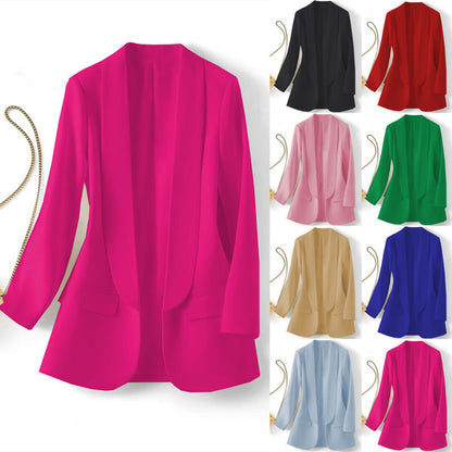 Womens Casual Blazer Jacket