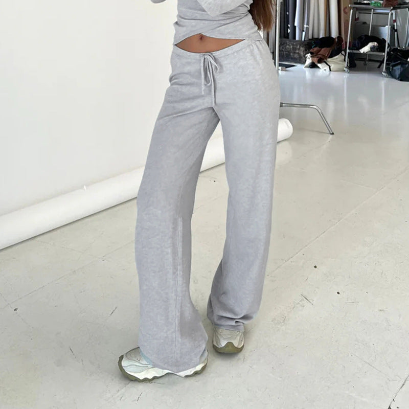 Womens Casual Long Sleeve Top and Pants