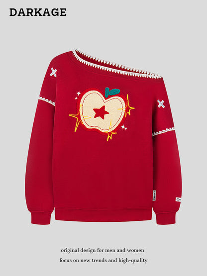 Womens Casual Pullover Sweatshirt