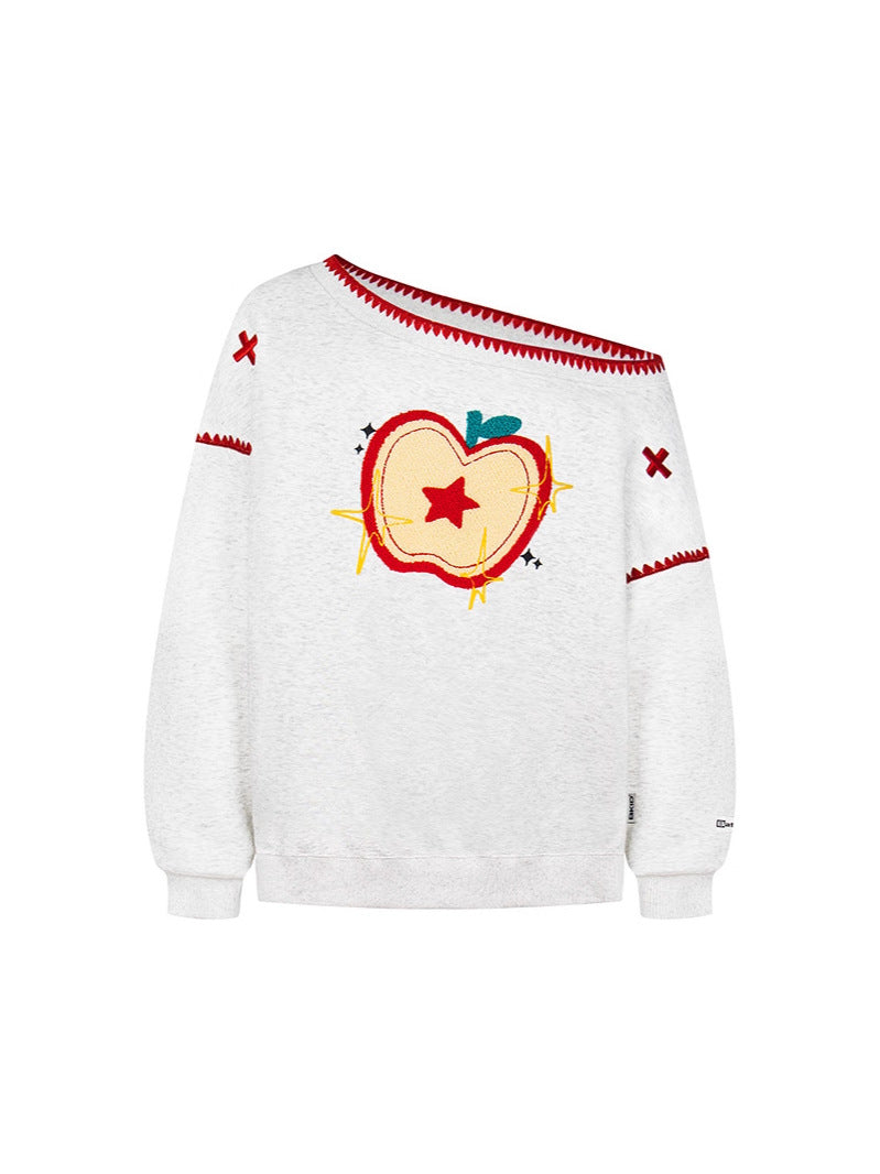 Womens Casual Pullover Sweatshirt