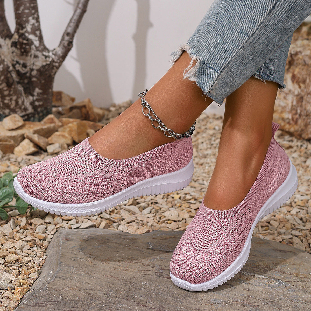 Womens Casual Slip-On Breathable Shoes