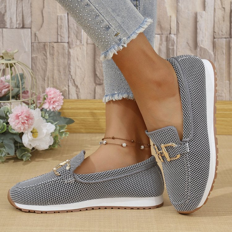 Womens Casual Slip-On Canvas Shoes