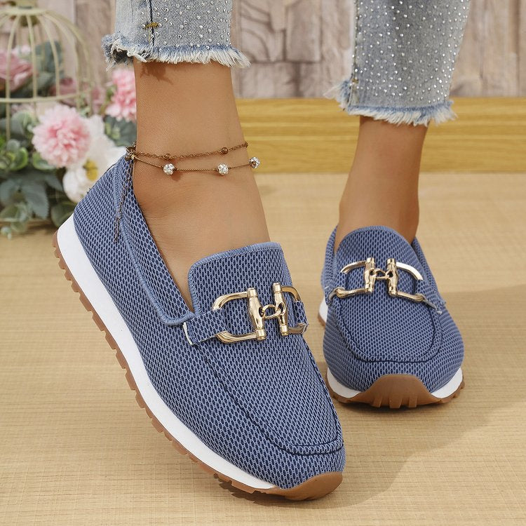 Womens Casual Slip-On Canvas Shoes