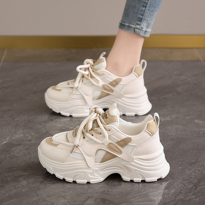 Womens Casual Thick Sole Sneakers
