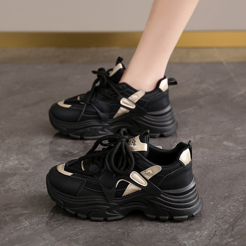 Womens Casual Thick Sole Sneakers