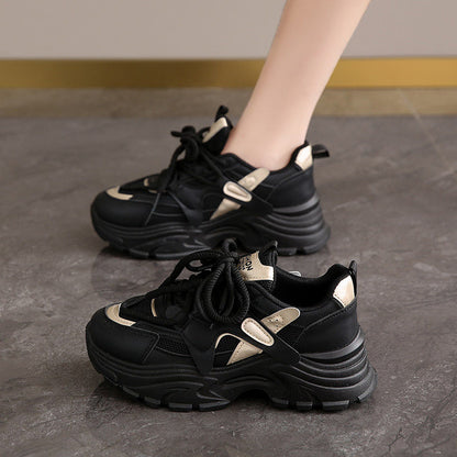Womens Casual Thick Sole Sneakers