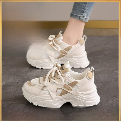 Womens Casual Thick Sole Sneakers
