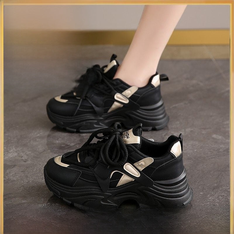 Womens Casual Thick Sole Sneakers