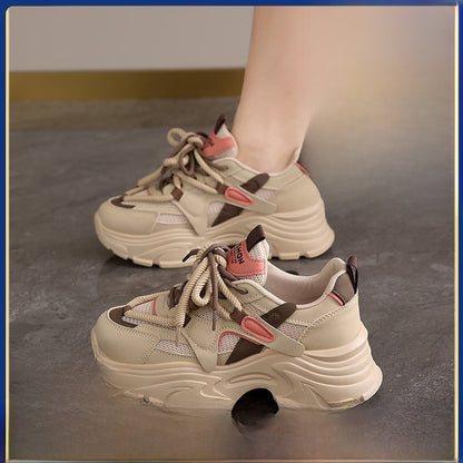 Womens Casual Thick Sole Sneakers