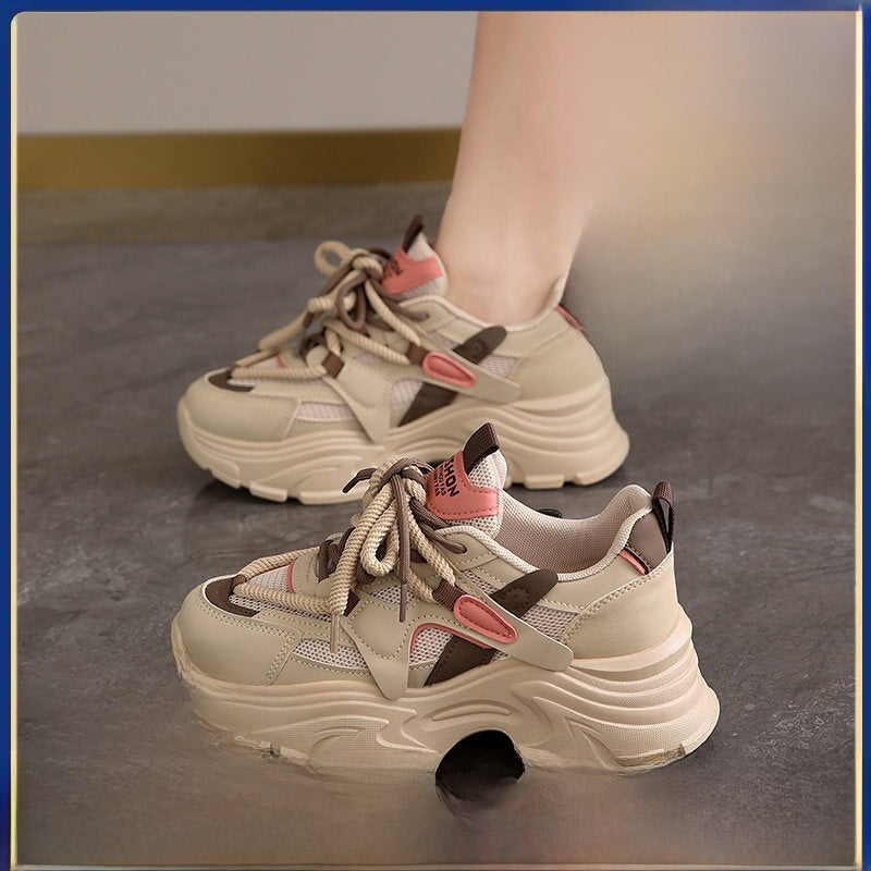 Womens Casual Thick Sole Sneakers