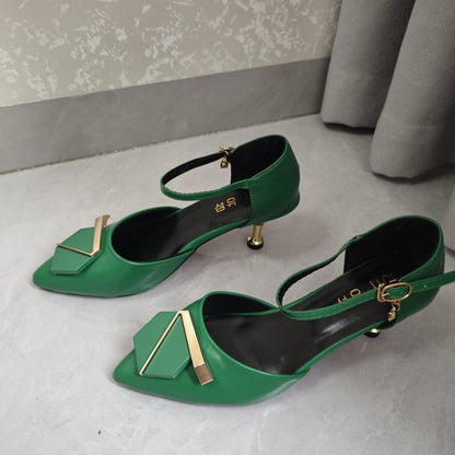Womens Chunky Heel Sandals