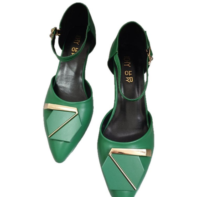Womens Chunky Heel Sandals