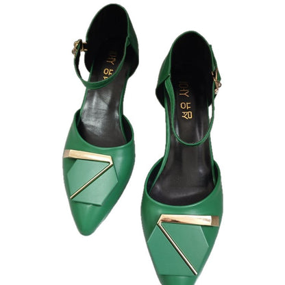 Womens Chunky Heel Sandals