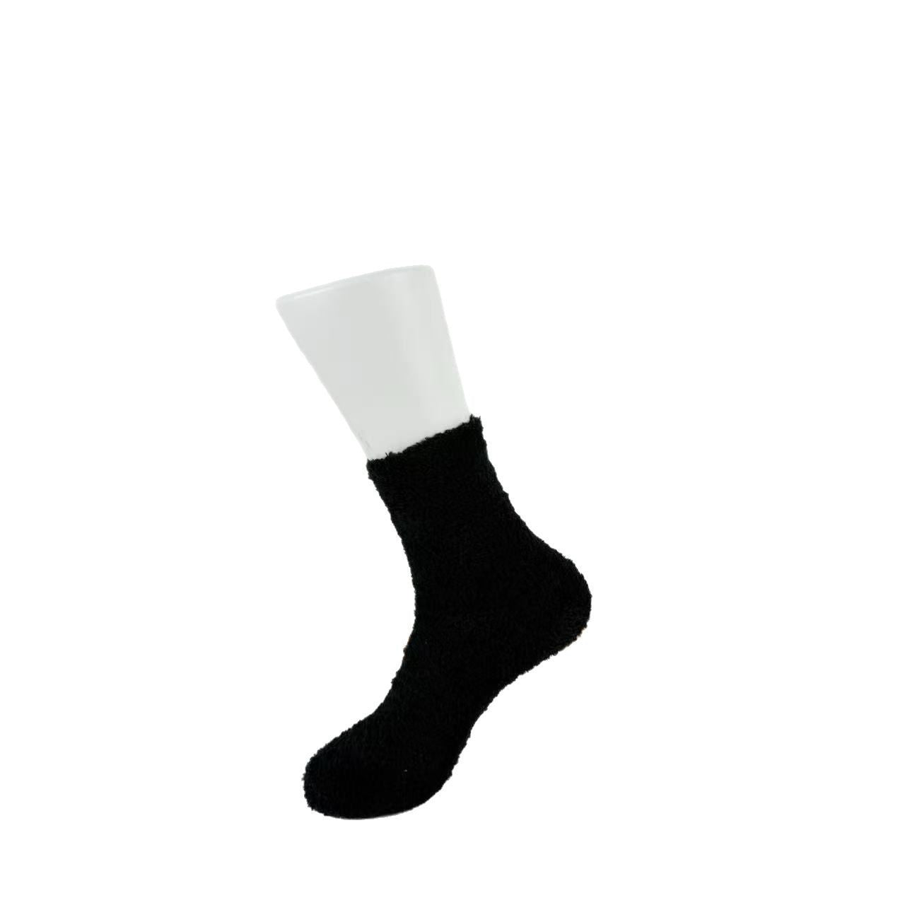 Womens Coral Fleece Sleep Socks