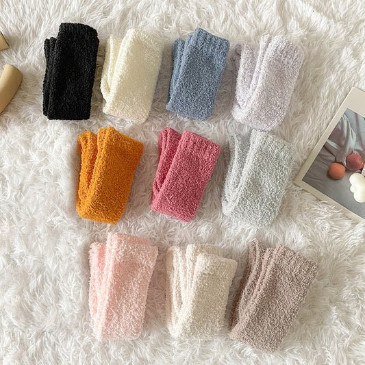 Womens Coral Velvet Thermal Socks