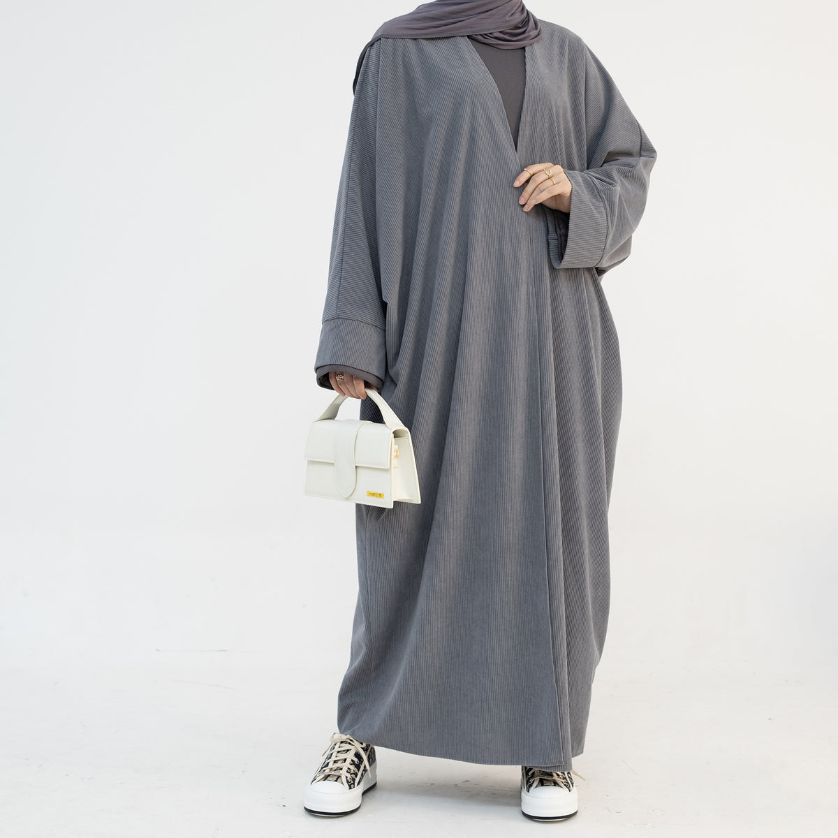 Womens Corduroy Cardigan Dress