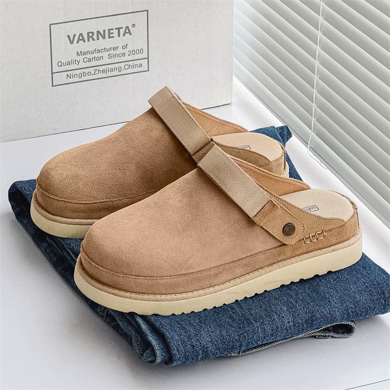 Womens Cork Sandals with Fleece Lining