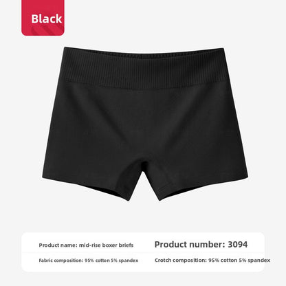Womens Cotton Anti-Exposure Boxer Shorts