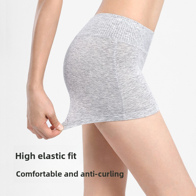 Womens Cotton Anti-Exposure Boxer Shorts