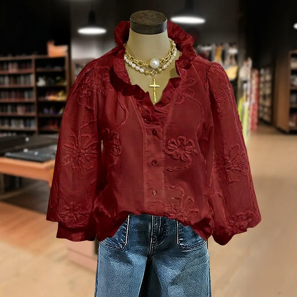 Womens Cotton Blouse