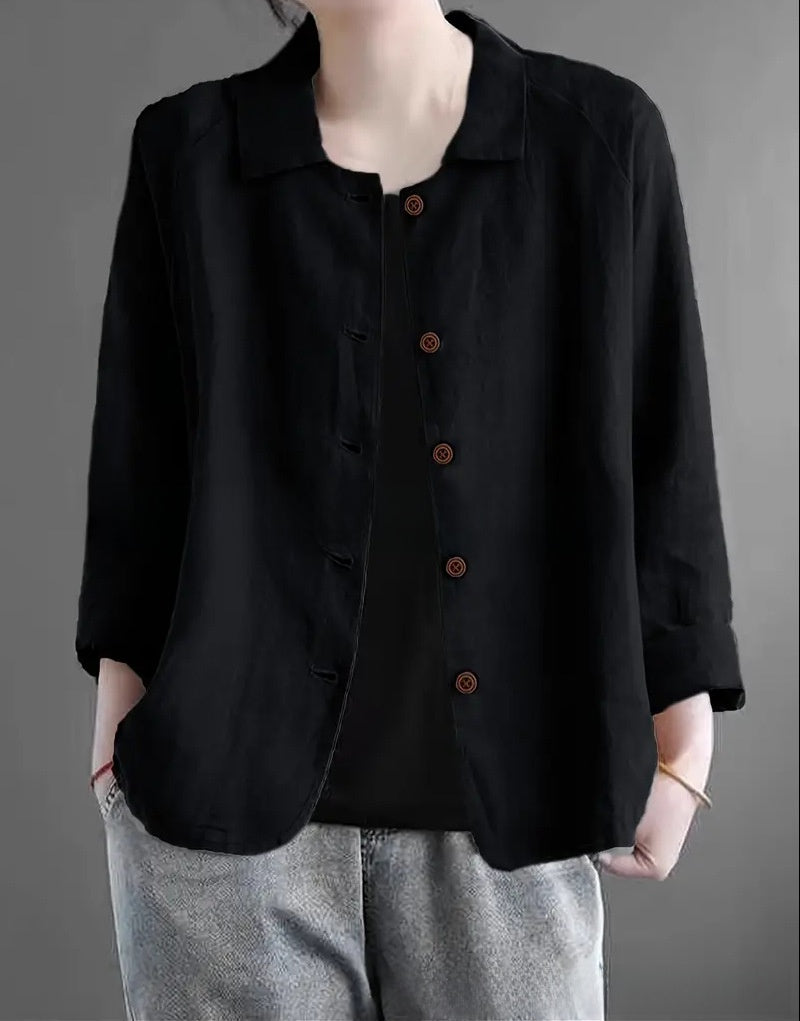 Womens Cotton Cardigan Jacket