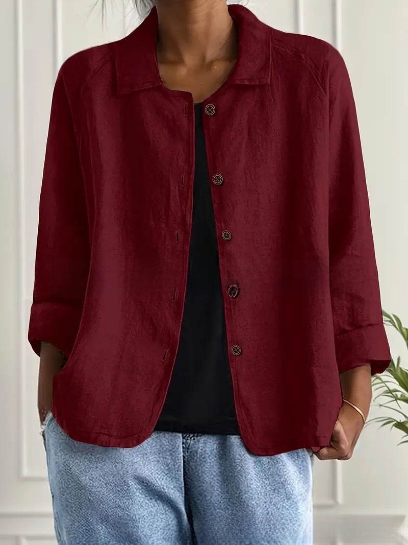 Womens Cotton Cardigan Jacket