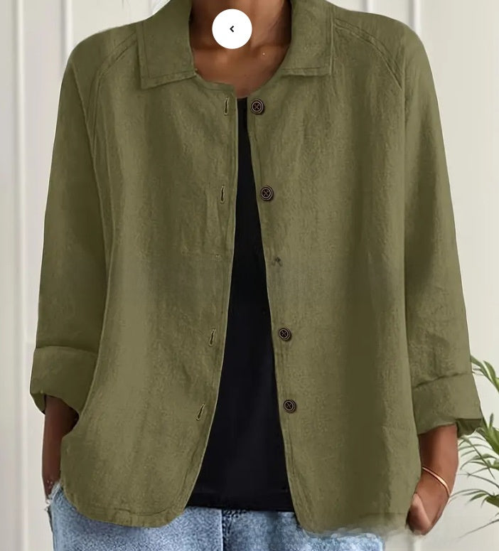 Womens Cotton Cardigan Jacket