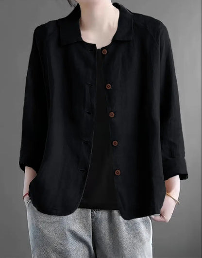 Womens Cotton Cardigan Jacket