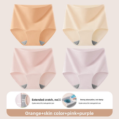 Womens Cotton Incontinence Underwear with Built-in Pads