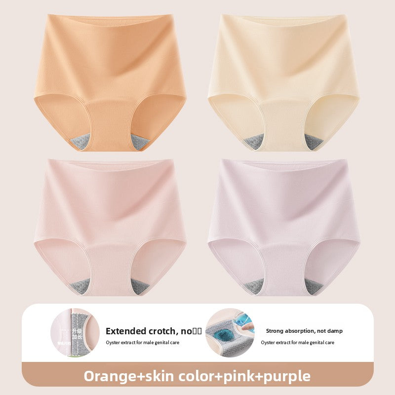 Womens Cotton Incontinence Underwear with Built-in Pads