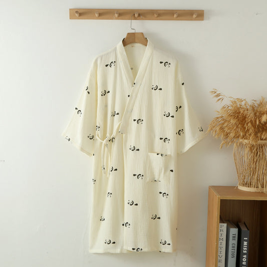 Womens Cotton Kimono Robe