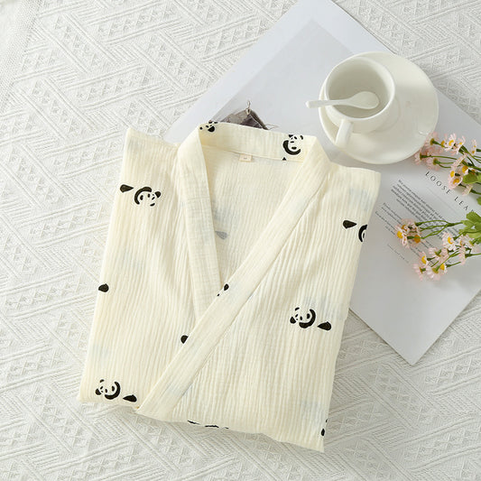Womens Cotton Kimono Robe
