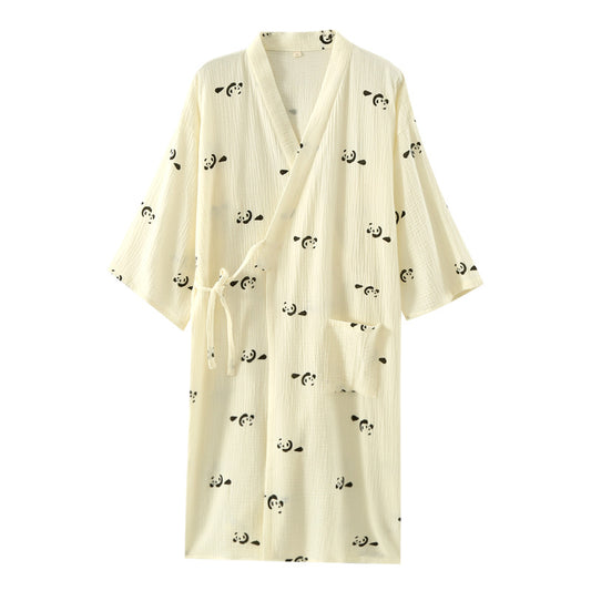 Womens Cotton Kimono Robe