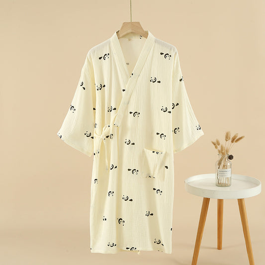 Womens Cotton Kimono Robe