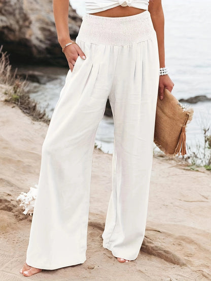 Womens Cotton Linen Casual Pants