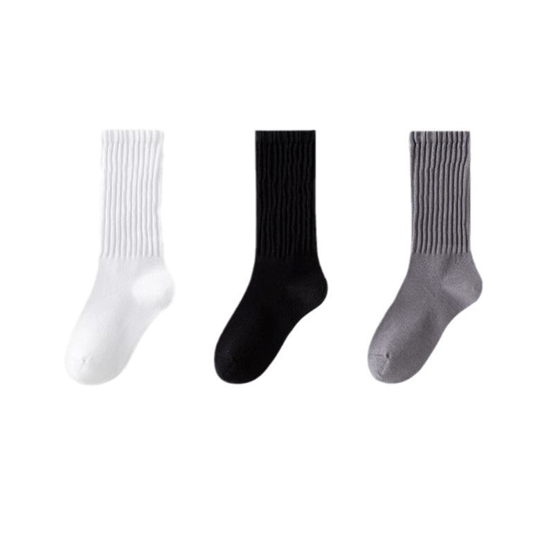 Womens Cotton Mid Tube Casual Socks