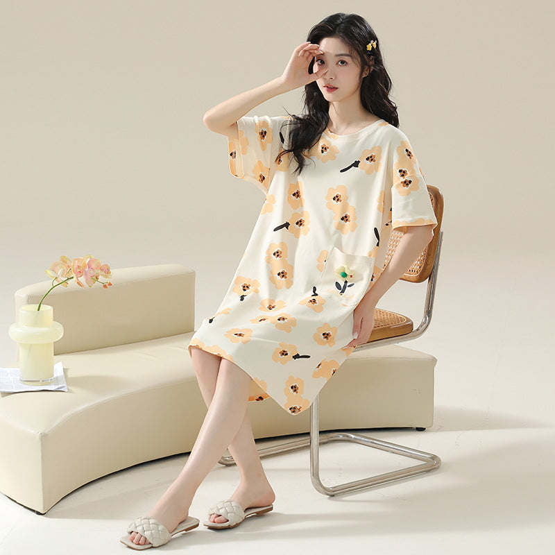 Womens Cotton Nightgown