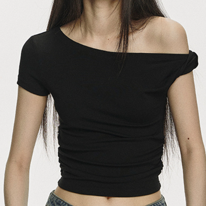 Womens Cotton Slim Fit T-shirt