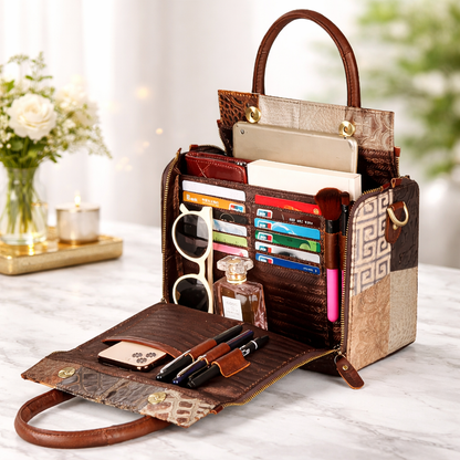 Womens Crossbody Bag PU Leather Tote