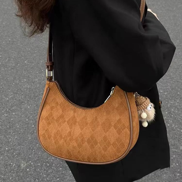 Womens Crossbody Bag PU Medium Shoulder Bag