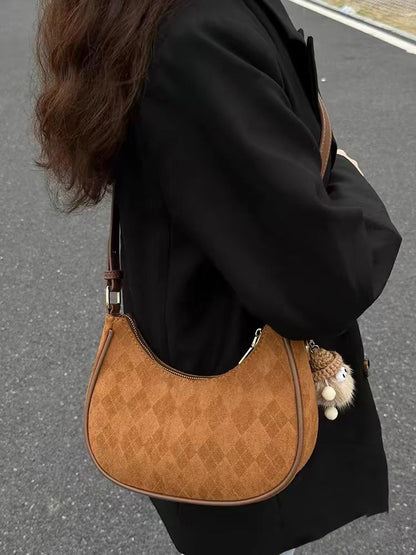 Womens Crossbody Bag PU Medium Shoulder Bag