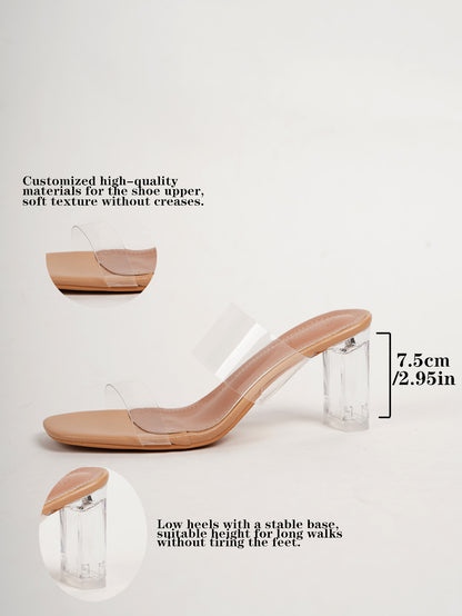 Womens Crystal High Heel Sandals
