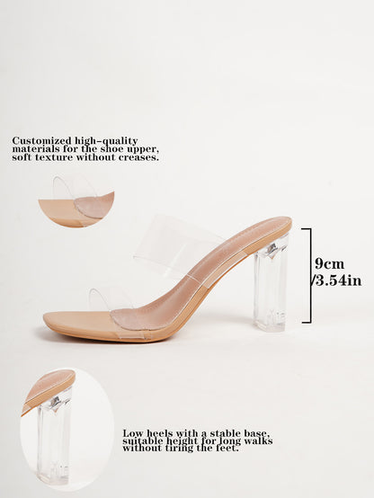 Womens Crystal High Heel Sandals
