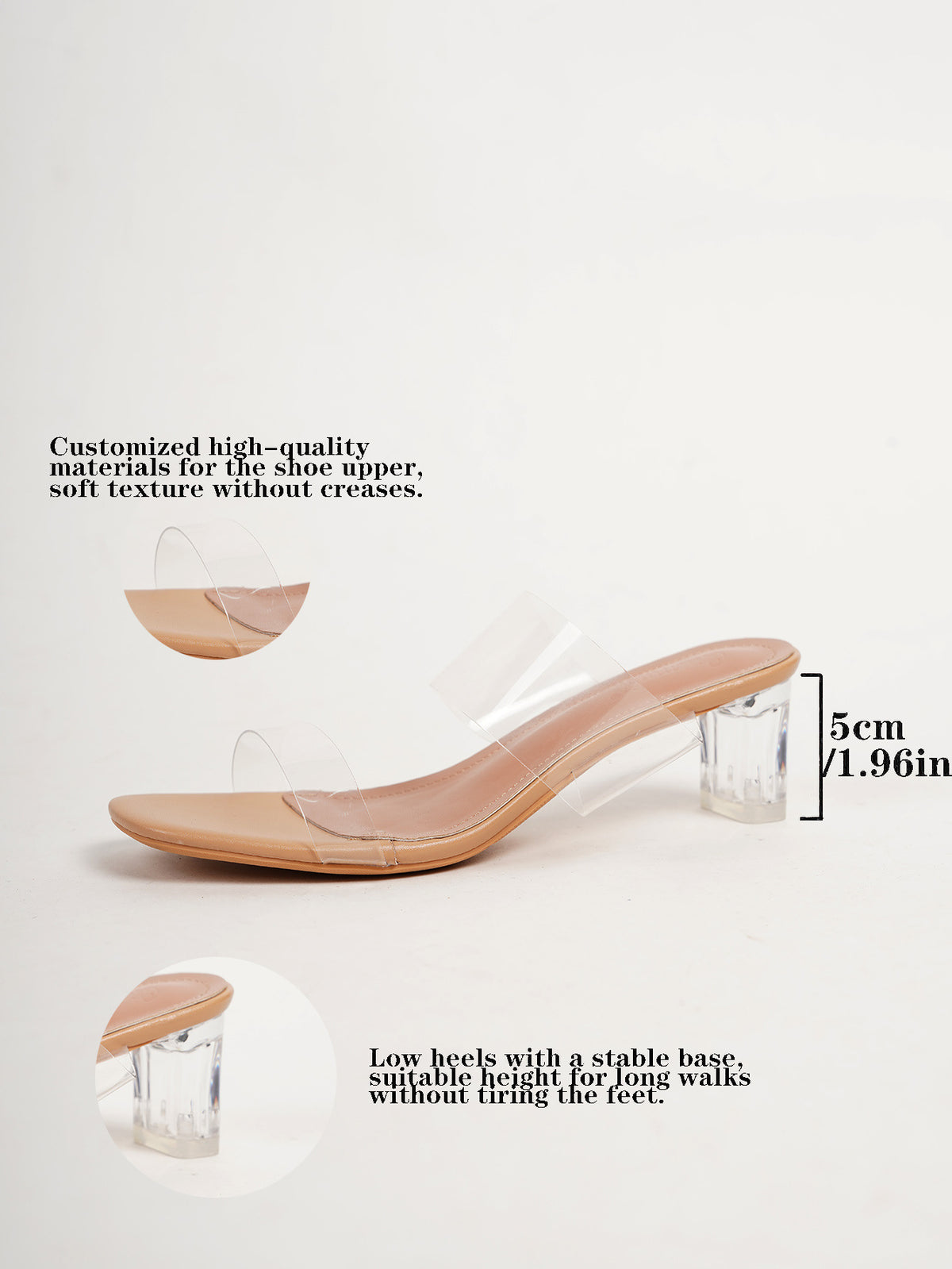 Womens Crystal High Heel Sandals
