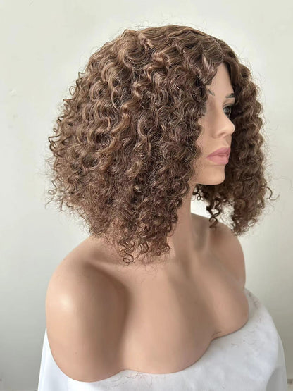 Womens Curly Bangs Hairpiece