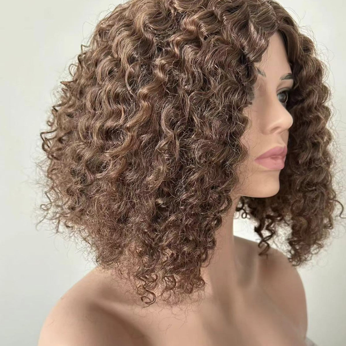 Womens Curly Bangs Hairpiece