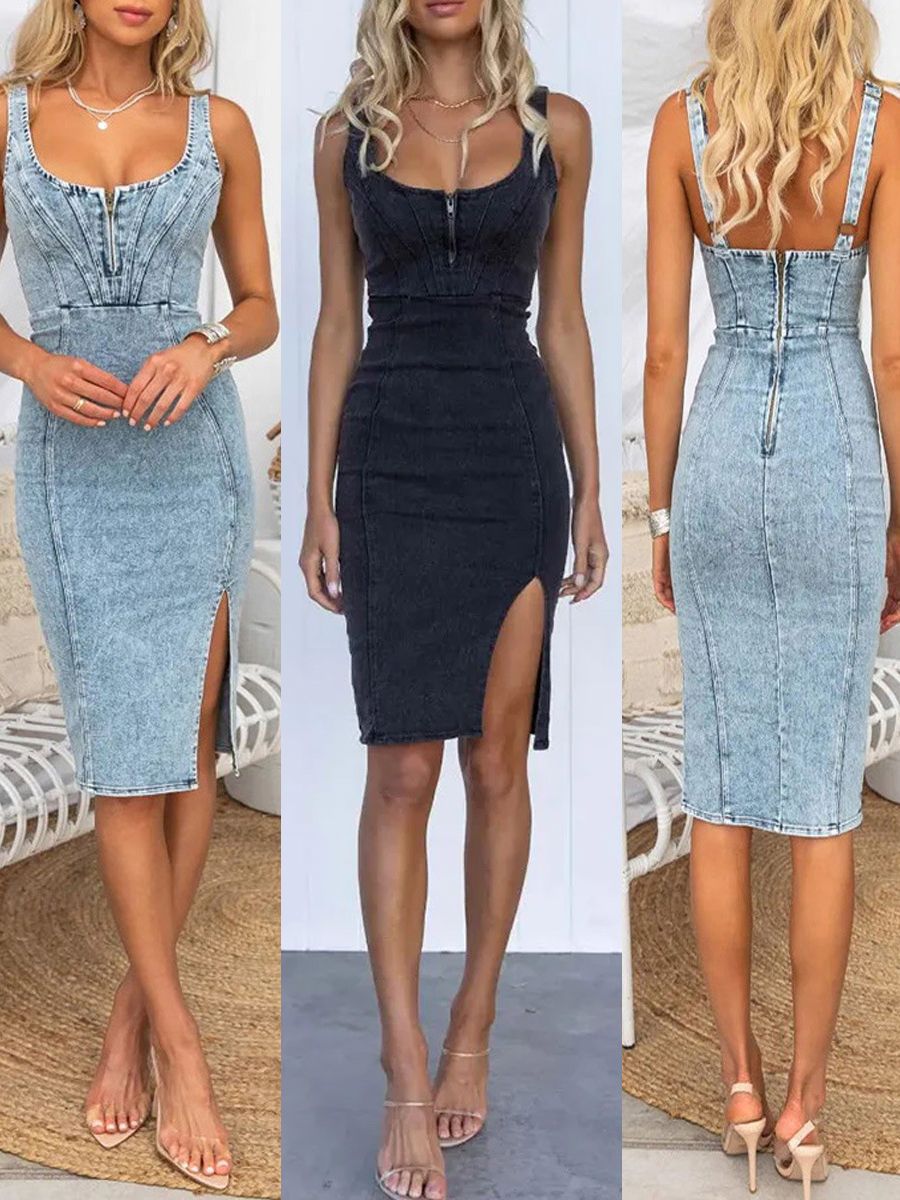 Womens Denim Dress