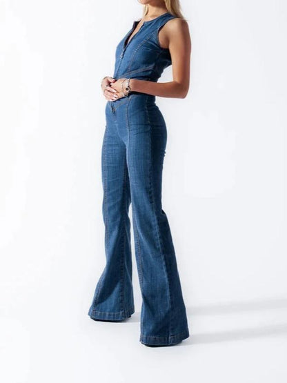 Womens Denim Jumpsuit